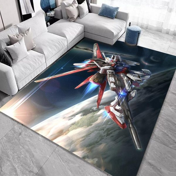 Gundam-Inspired Area Rug: Add a Touch of Mecha to Your Home Decor | Wish