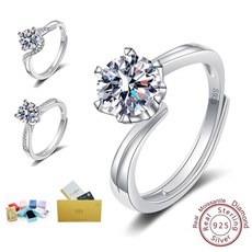 Sterling, DIAMOND, moissanitejewelry, Gifts