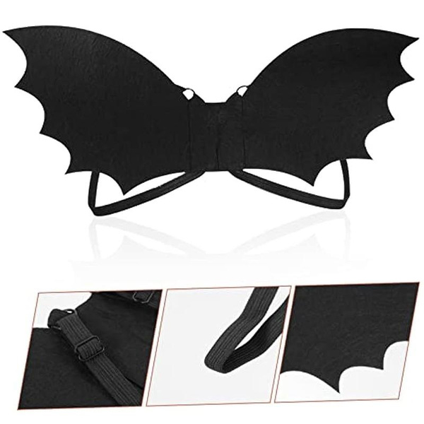 1 PCS Bat Wings Black Trim Fairy Toy Cosplay Accessories Black Wings