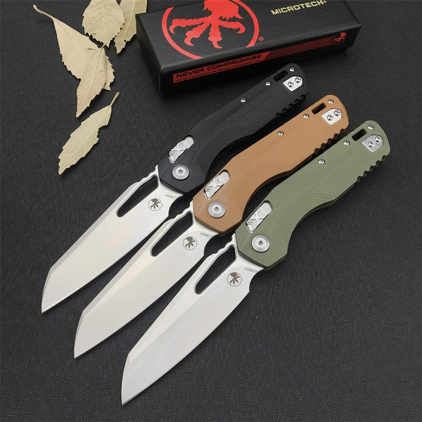 2023 RAM-LOK Micr/otech MSI Axis Lock Folding Pocket Knife M390MK Steel ...