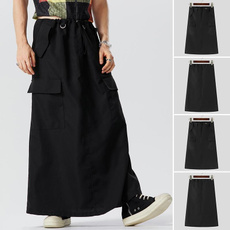 black skirt, darkblackskirt, Plus Size, high waist