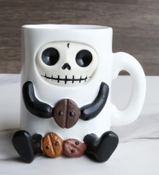 Cup, Mug, Figurine, Café