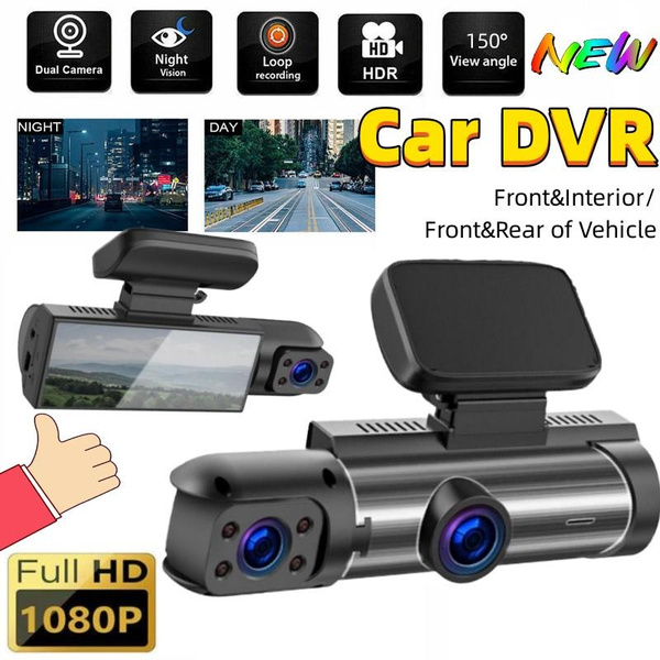 HD 1080P Dual Lens Dash Camera Car Front Inside Recorder Night