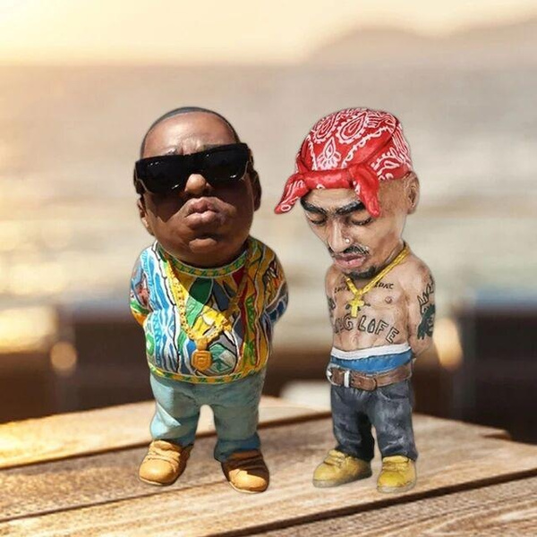Funny Rapper Bro Figurine, Mini Resin Figurines, Home Ornaments, Indoor ...