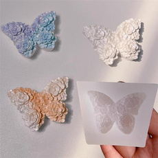 butterfly, polymer, Flowers, plaster