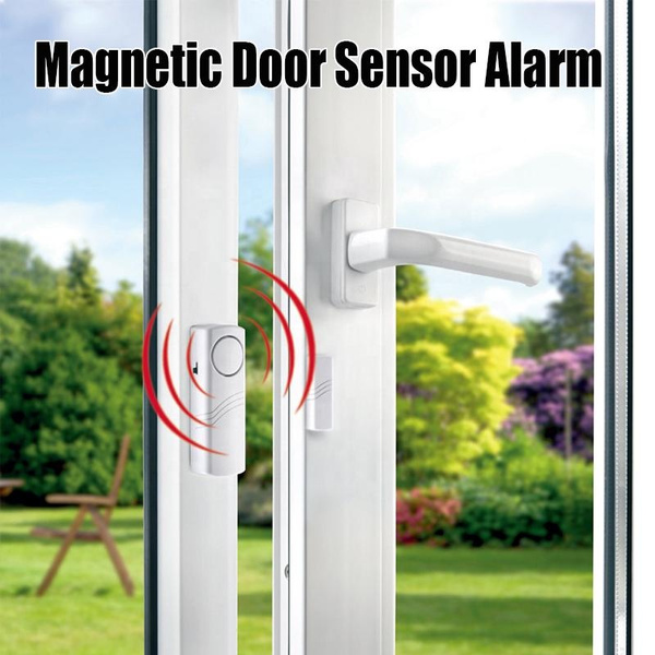 1Pc Door and Window Open Alarm Sensor 90dB Loud Alarm Security Alarm