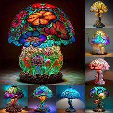 Handmade, Plants, Mushroom, mushroomtablelamp