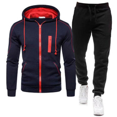 zippers, track suit, Winter, men clothing