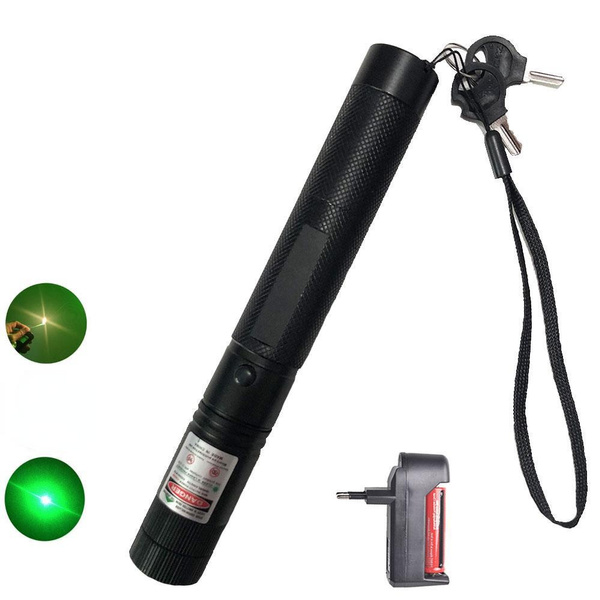 532nm Green Laser Sight Laser Pointer Powerful Adjustable Focus Lazer ...