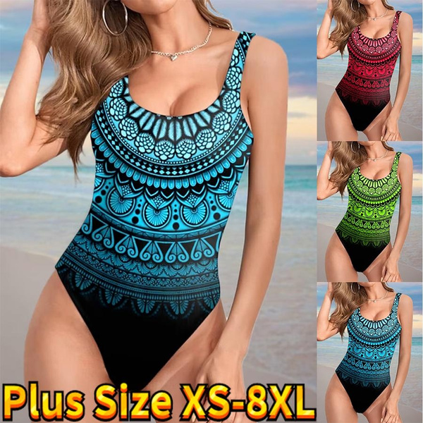 Women's Comfortable Casual Loose One Piece Swimwear Fresh Gorgeous