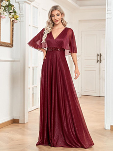 gowns, evening, Sleeve, Dresses