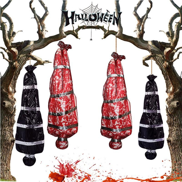 New 59inch Halloween Corpse Props Set Outdoor Yard Creepy Shroud ...