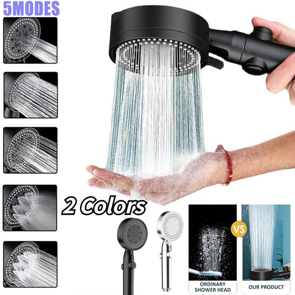 5 Modes High Pressure Shower Head Water Saving Handheld Shower Head