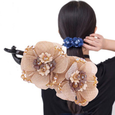 Hair Curlers, Flowers, koreanversion, headwear