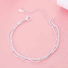 Beautiful, Sterling, braceletwomen, 925 sterling silver