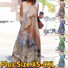 Summer, womenvestsplussize, Plus Size, fashioncasualdresswomen
