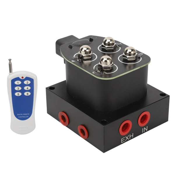 Air Ride Suspension Manifold Solenoid Valve Controller Kit W/ Pressure Gauge – CNRAQR