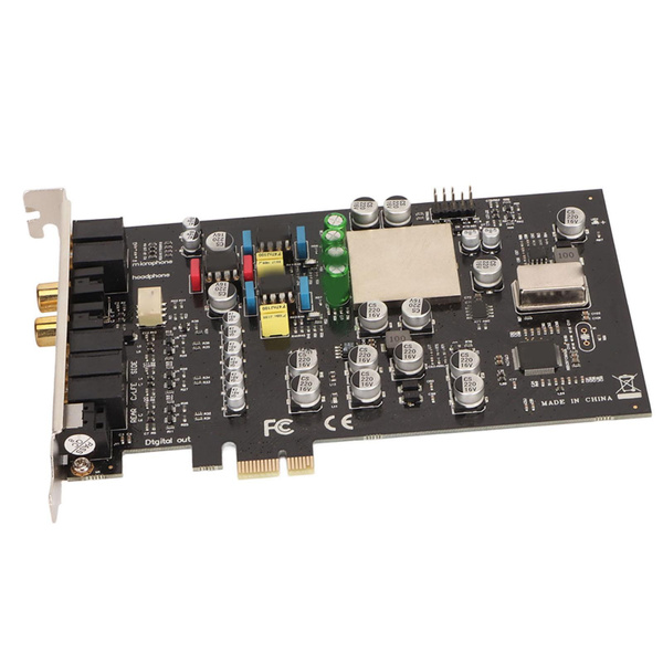 PCIe Sound Card, 5.1 Internal Sound Card, 3D Stereo PCIe Card, CM8828 ...