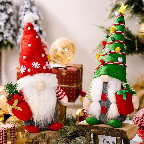 1Pc Merry Christmas Faceless Gnomes Doll Christmas Decor For Home Table  2023 Christmas Ornament Xmas Gifts New Year 2024