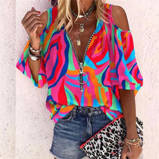 Summer, Polyester, Sleeve, Colorful