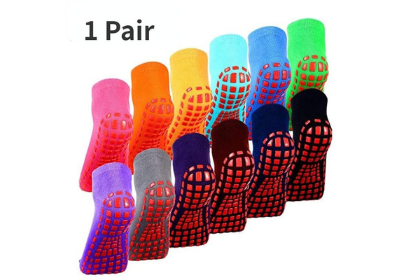 Trampoline Socks Non-slip Floor Socks Pilates Yoga Ballet Non Slip