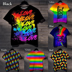 rainbow, Fashion, womenscasualtshirt, rainbowtshirt