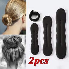 Fashion, donuthairbunmaker, Elastic, foamhairbunmaker