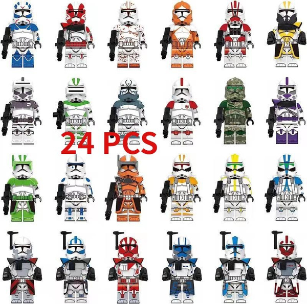 8 Style 8 PCS/Set Space Wars Robot Clone Trooper Storm Soldier Building  Blocks Model Toys for Children GIFT