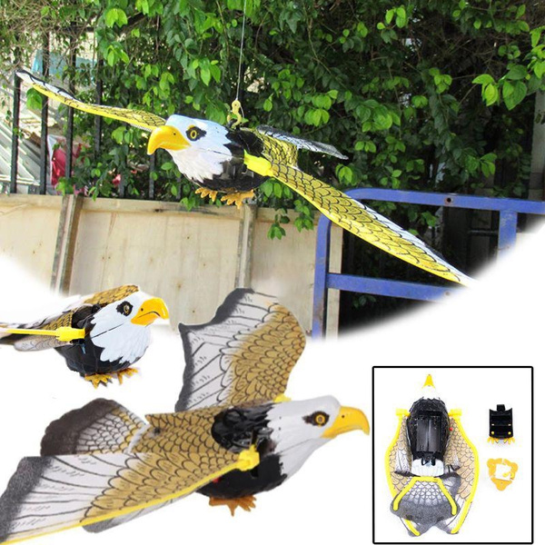 Luminous Bird With Music Repellent Hanging Eagle Flying Bird Scarer ...