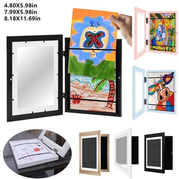 3 Size Art Frames for Kids Children Art Photo Frame Changeable Drawing ...