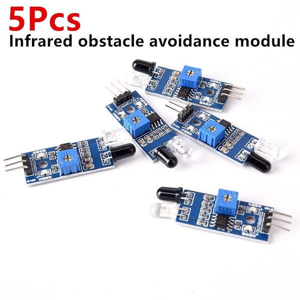 5Pcs IR Infrared Obstacle Avoidance Sensor Module for Arduino Smart Car ...