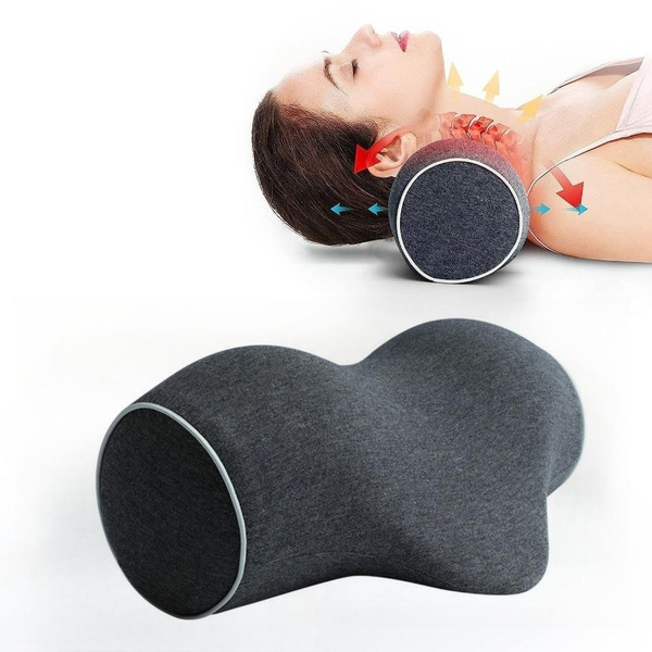 Cervical Pillow for Pain Relief Memory Foam Neck Stretcher Pillows with ...