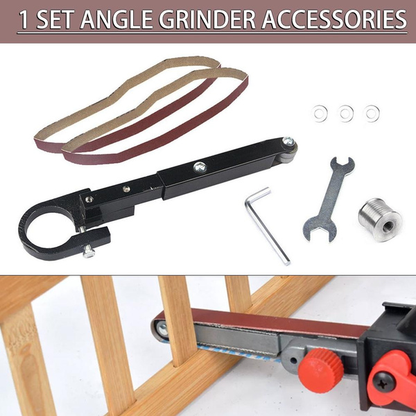 Angle Grinder Belt Sander Attachment Kit - Convert Your Grinder For Polishing & Sanding