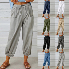 Cotton, Fashion, cottonlinen, high waist