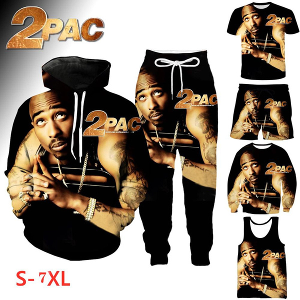 Plus-size S-7XL New Arrive Popular Legend Rapper Tupac 2Pac Men Women ...