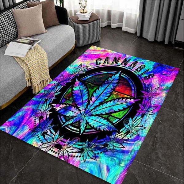 3D printed Bohemian leaf patterns, living room carpets, bedrooms