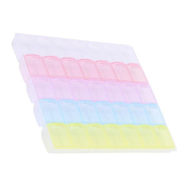 Storage Box, Plastic Storage Box 35 Grids for Art Tools for Painting