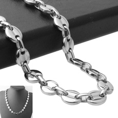 Steel, Rope, Chain Necklace, Men  Necklace