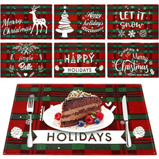 party, tablemat, plaid, plateplacemat