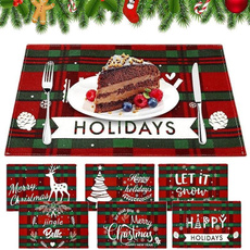 party, tablemat, plaid, plateplacemat