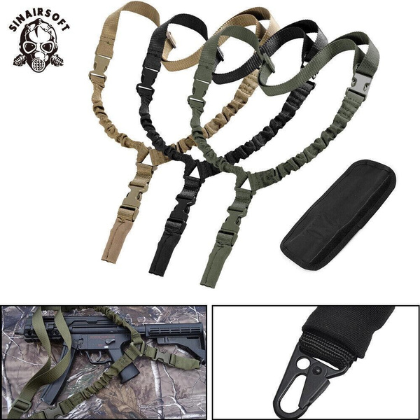 Sangle Tactique WST Single Point Bungee, Détachable Rapide, Crochet, Pour Chasse, Neuf