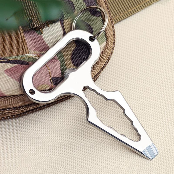Self Defense Weapons Outdoor EDC Survival Tool Personal Defence Keychian Stinger Bottle Opener