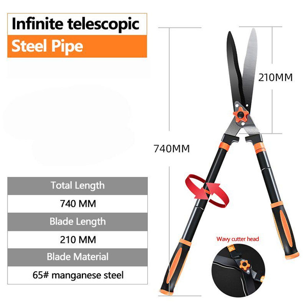 Tree Razor Garden Tree Pruning Shears Anvil Bypass Razor Edge Lopper Telescoping ...
