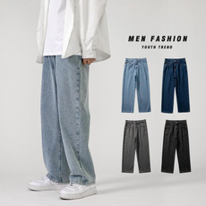 Korea fashion, straightlegjean, men trousers, pants