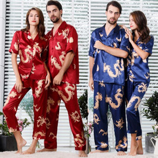 pajamaset, Two-Piece Suits, silkpajamasmen, Two Pieces