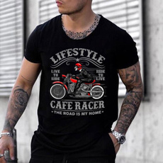 Fashion, Shirt, motorcycleshirt, Cafe