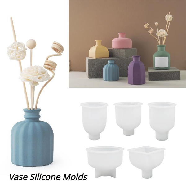 Silicone mold flower pot vase silicone mold for Resin Epoxy craft