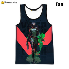 Summer, Plus Size, Tank, Shirt