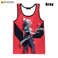 Summer, Plus Size, Tank, Shirt