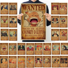 onepieceposter, wantedofonepiece, onepieceanime, Vintage